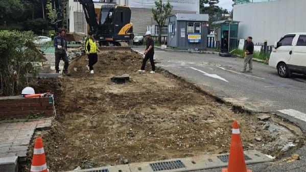 양천구시설관리공단 서서울 공영주차장 출입로 개선 공사 실시.jpg