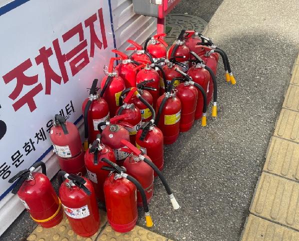 목동문화체육센터, ESG 경영 실천을 위해 노후 소화기 전면교체!.jpg