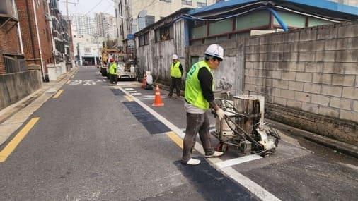 양천구시설관리공단, 2025년 상반기 거주자우선주차장 구획도색 정비.jpg